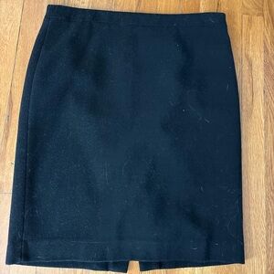 J. Crew Classic Black Pencil Skirt